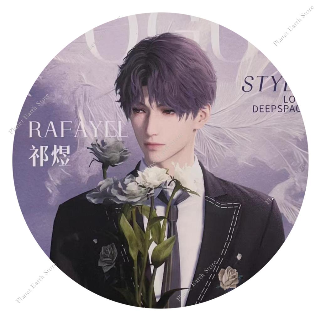 Hot Game Love and Deepspace Sylus Rafayel Zayne Xavier Caleb 58MM Anime Badge Emblem Brooch Clothing Backpack Accessories Gift