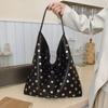 European and American Style Rivet Bag Women's 2026 New Locomotive Wind Tote Bag Fashionable Large-capacity Portable Shoulder Bag