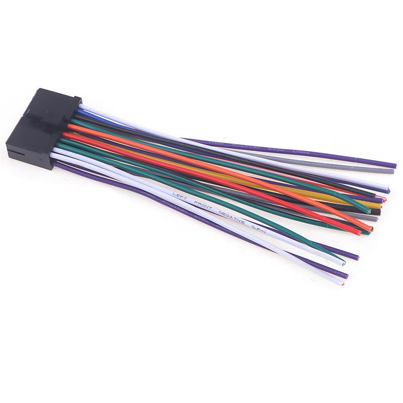 Car Radio Wire Harness 20pin Audio Wiring Adapter Cd Dvd Connector Cable T-plug Power Cord Modified Parts Radio Accessories 4