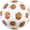 Manchester Crest Soccer Ball Size 5 Football Machine-Stitched Indoor/Outdoor Training and Matches Perfect Commemorative Gift for Soccer Lovers