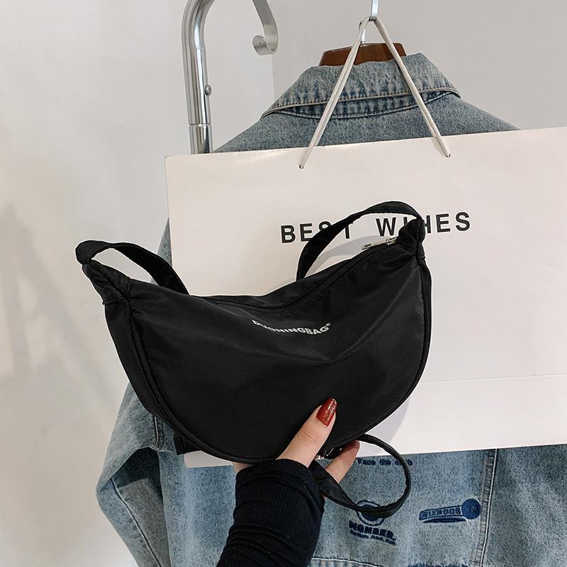 Stylish Nylon Small Shoulder Bag Chic Urban Design Underarm Bag For Women 2023