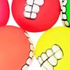 Teeth Ball Dog Chew Toy Bite Resistant Squeaky Ball Pet Interactive Toy Small Medium Large Dogs Teething Cleaning Ball Toy
