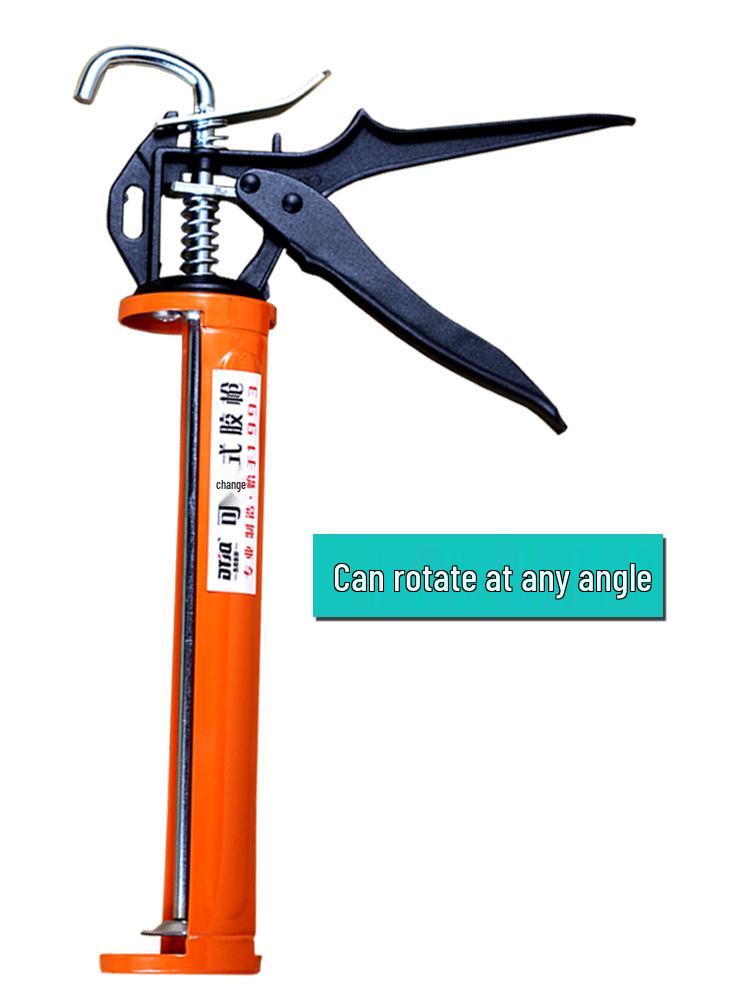 Multi-Purpose Caulking & Silicone Gun for Glass and No-Nail Adhesives