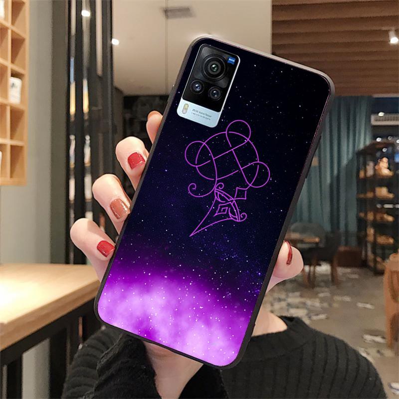 Genshin Impact Constellation Phone Case for VIVO V21E V21 V23 V23E V2109 Y53S Y33S Y55 Y76 Y31 Y21 Y72 Y01 Y21S Y11S