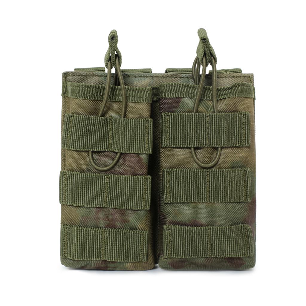 7.62/5.56mm Double Magazine Pouches Tactical Molle AK AR M4 AR15 Rifle Airsoft Paintball Mag Pouch for Hunting Vest Accessories