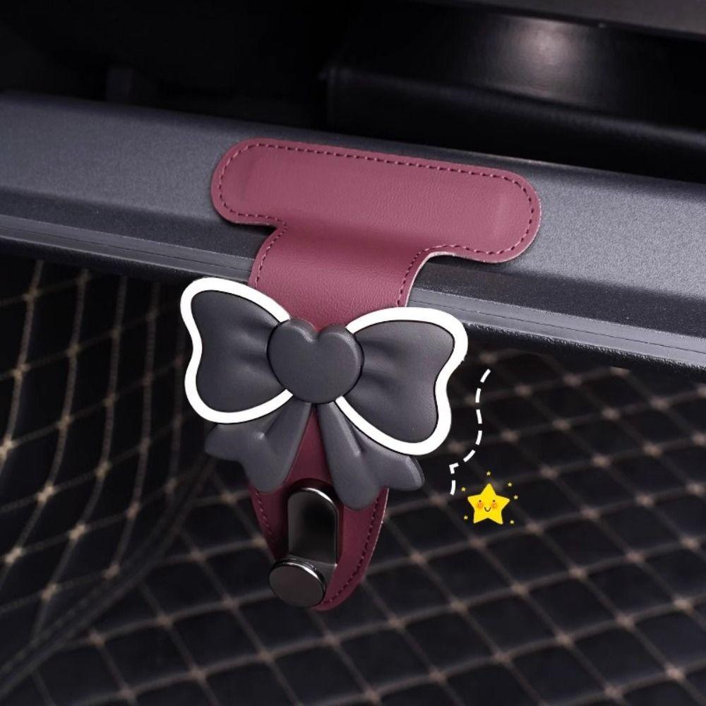 Multifunktionaler Auto-Klebehaken Schleife Auto Beifahrer Handschuhfachhaken Auto Aufbewahrungshaken Takeaway