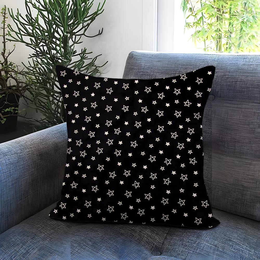 Starry Sky Texture Cushion Cover Comfortable Reversible Pillow Cover Ideal for Car Sofa Bedroom Beyond 30x30CM(12x12in)