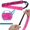 1PC Women Sequin Headband Multiple Colors Anti-slip Elastic Adjustable Hairband for Sports Yoga