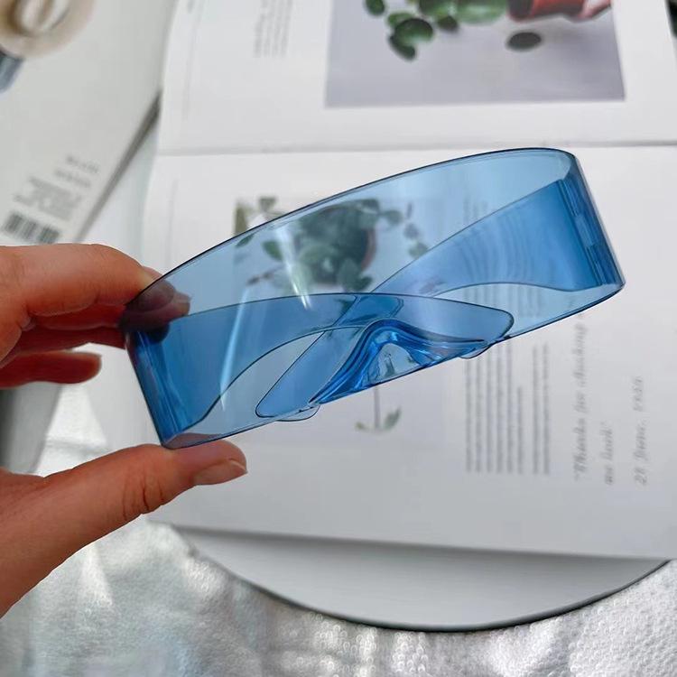 Sense of Science and Technology Integrated Women Men Sunglasses Laser Eyeglasses Mirrored Lens Eyewear Unisex Sun Glasses