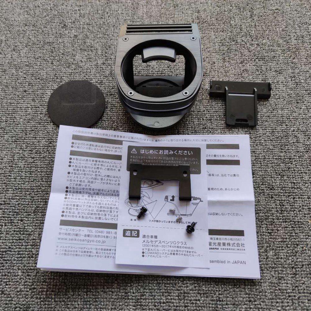 Car Front Cup Holder kit for Mercedes-Benz G Class W463 G350 G500 G55 G63 G65 1989-2018 Dash Drink Water Cup Holder