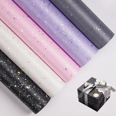 5 teile/satz Rolle Verpackung Oberklasse 60*60cm Blumen Geschenkpapier DIY Perfekte Geschenkverpackung Kunstwerk Bucheinband Dekoration