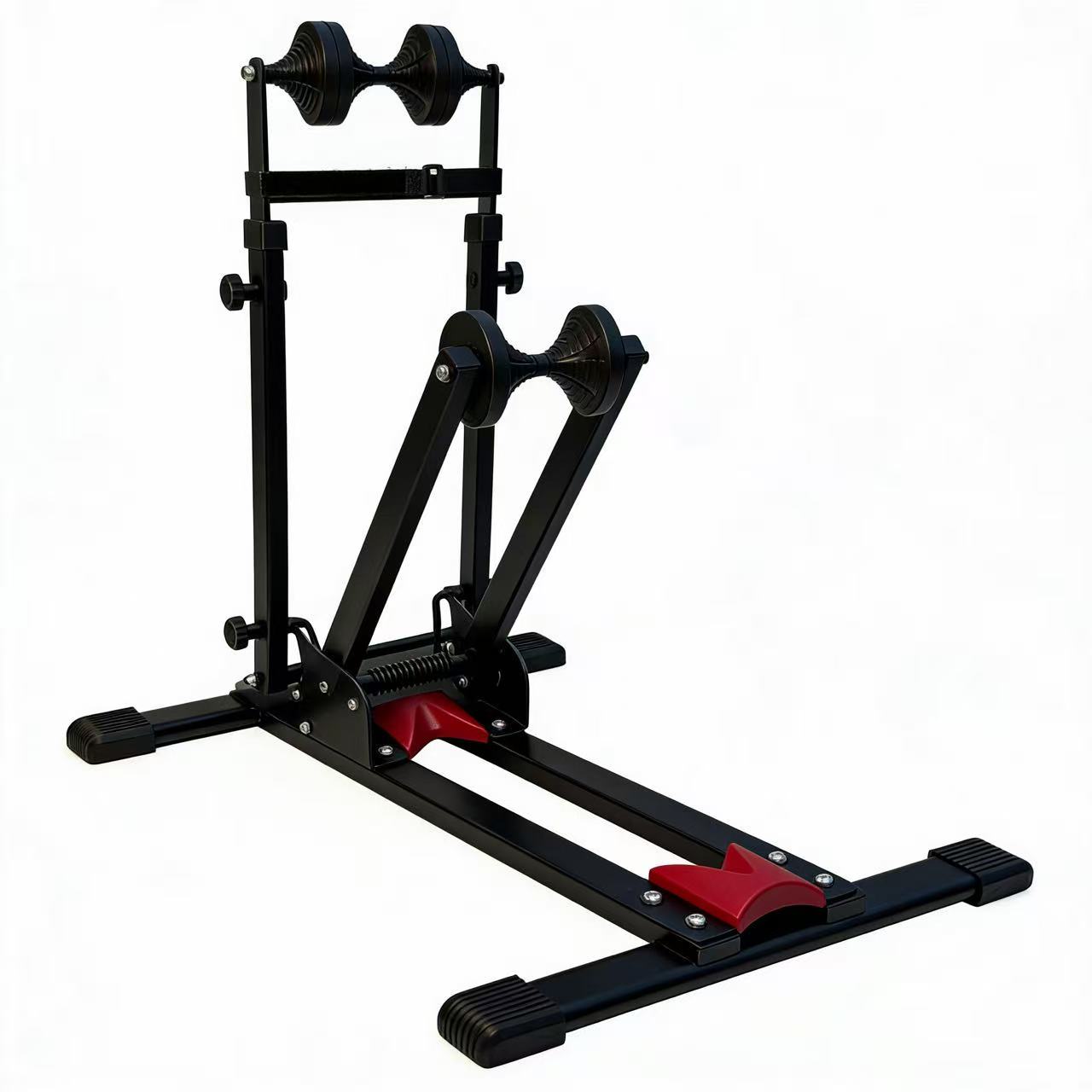Jinta Foldable Bicycle Parking Rack Insertable Vertical Mountain Bike Repair Stand Road Bike Display Rack 1 bike&ABS чёрный