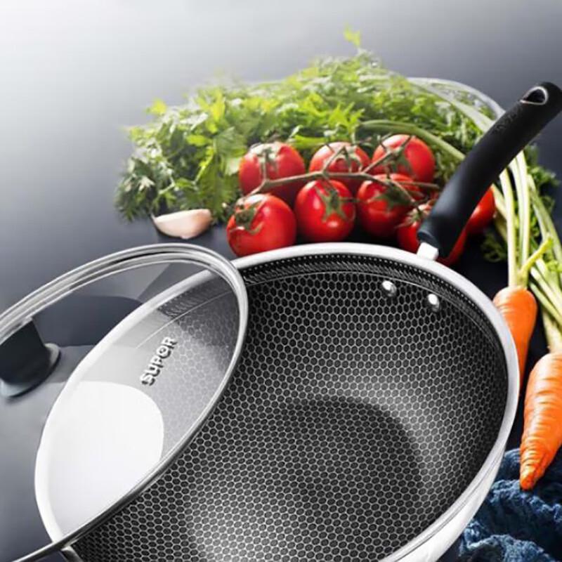 SUPOR Honeycomb Composite Steel Wok