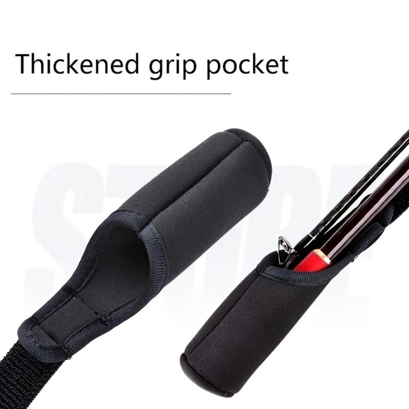 Fishing Rod Strap Shoulder Belt Poles Carry Strap Holder Belt 58-130cm Adjustable Casting Rod Carriers Strap