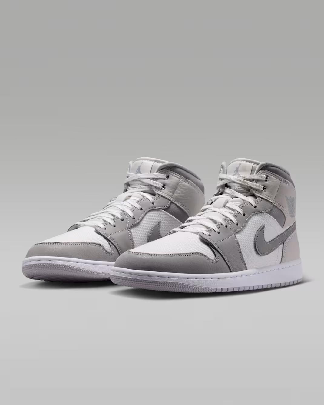 IO2050-100 Nike Air Jordan 1 Mid SE Summit White Phantom (Мужской) 7