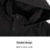 TRIES Men's Hooded Windproof Padded Jacket