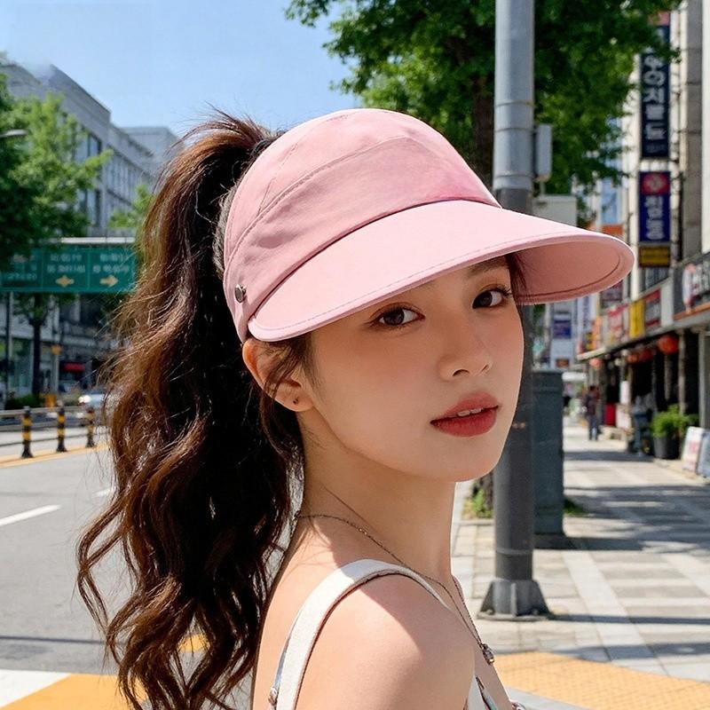 Summer Outdoor Sun Hat For Women With Big Brim Foldable Sun Protection For Sunbathing And Beach Sports