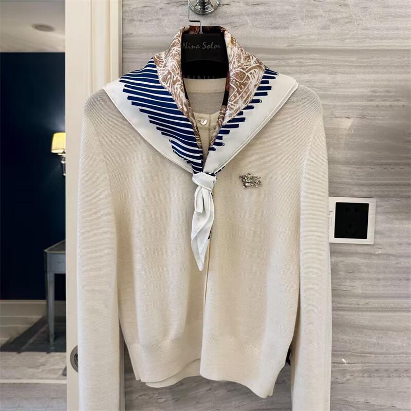 NINA SOLOR Art Painting Mirror Twill Silk Scarf