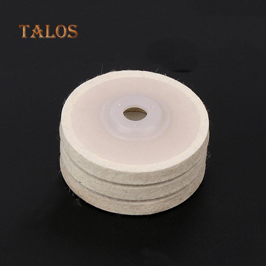 1Pc 100mm 4 Inch Wool Buffing Angle Grinder Wheel Felt Polishing Disc Pad Tool Office Decoration