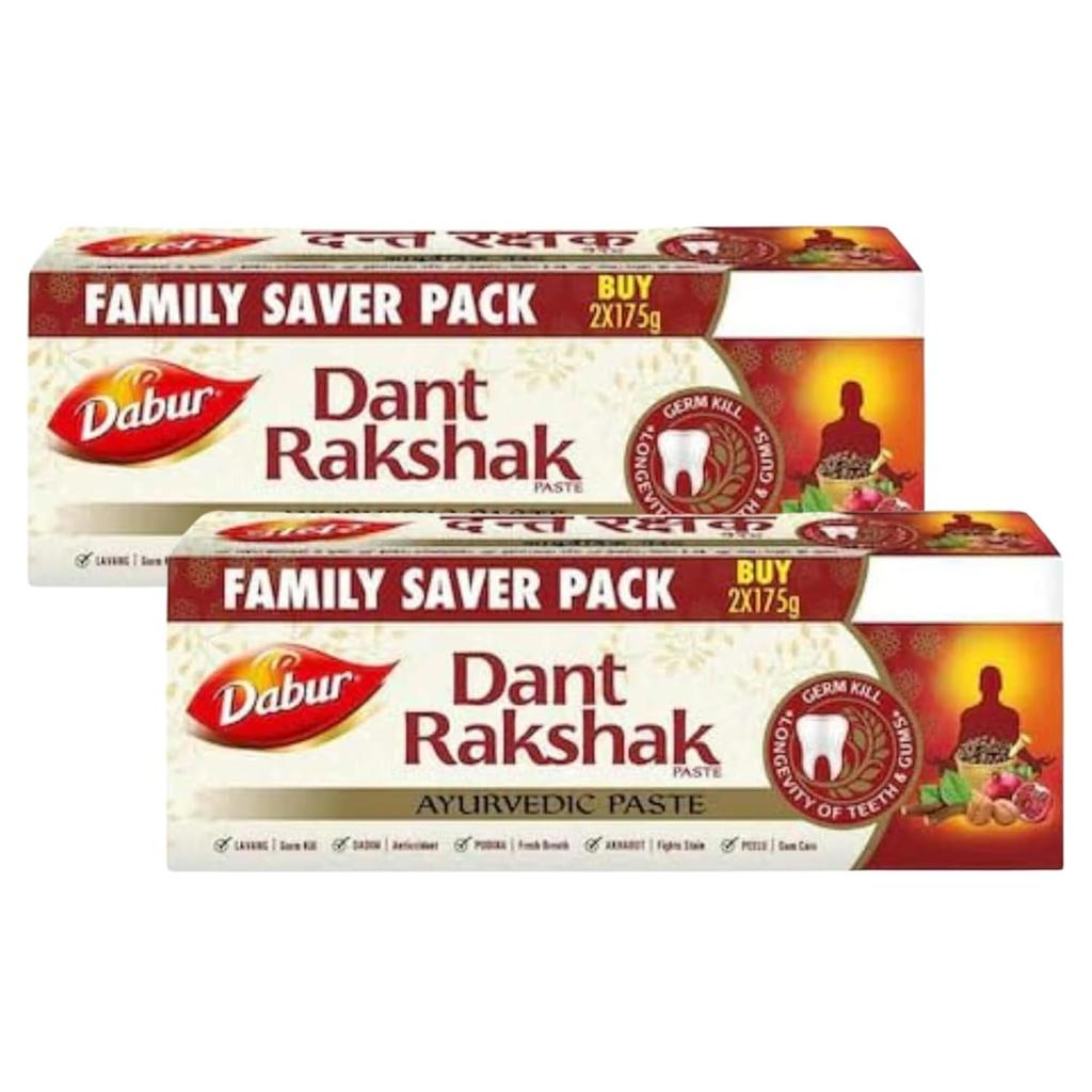 Dabur Dant Rakshak Ayurvedic Toothpaste 700g Pack Of 4 With 32 Herbs For Healthy Gums And Teeth