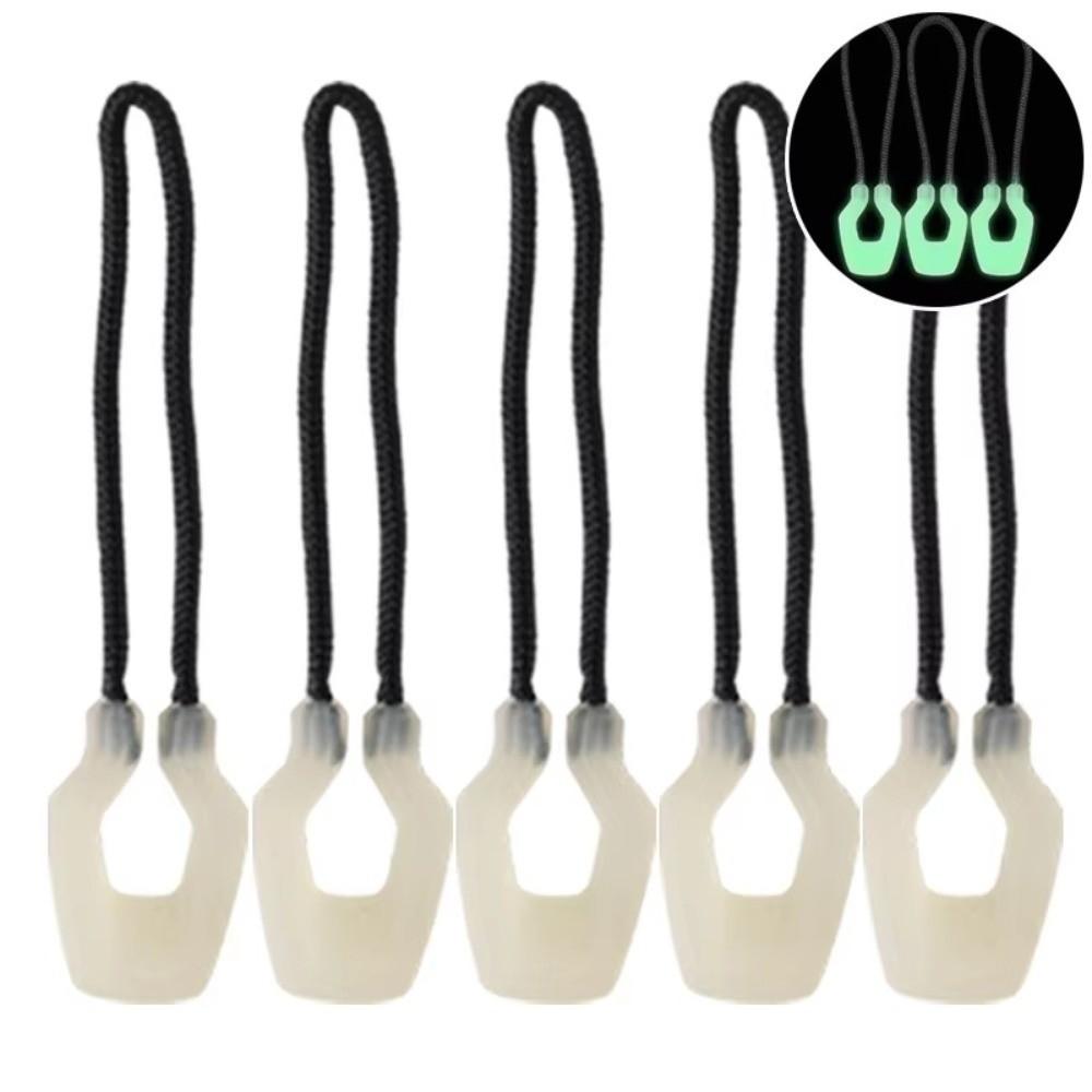10pcs Glow in The Dark Zipper Head Replacement 10Pcs Zipper Slider Pull For Bag