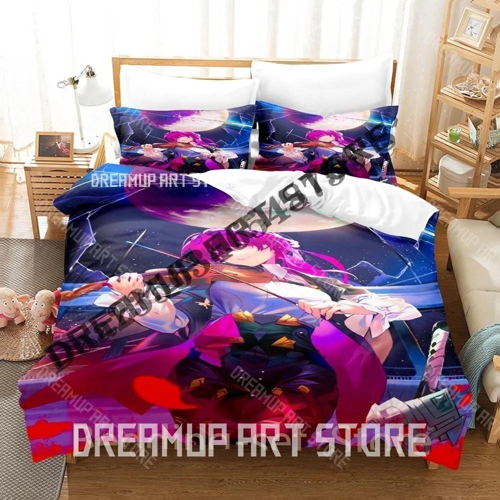 3D Print Honkai Star Rail Kafka Bedding Set Single Twin Full Queen King Size Bed Set Adult Bedroom Duvetcover Sets Anime Bed