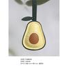 Handmade Genuine Leather Mini Bag Charm Cute Avocado Shape Exquisite Pendant and Keychain Decoration