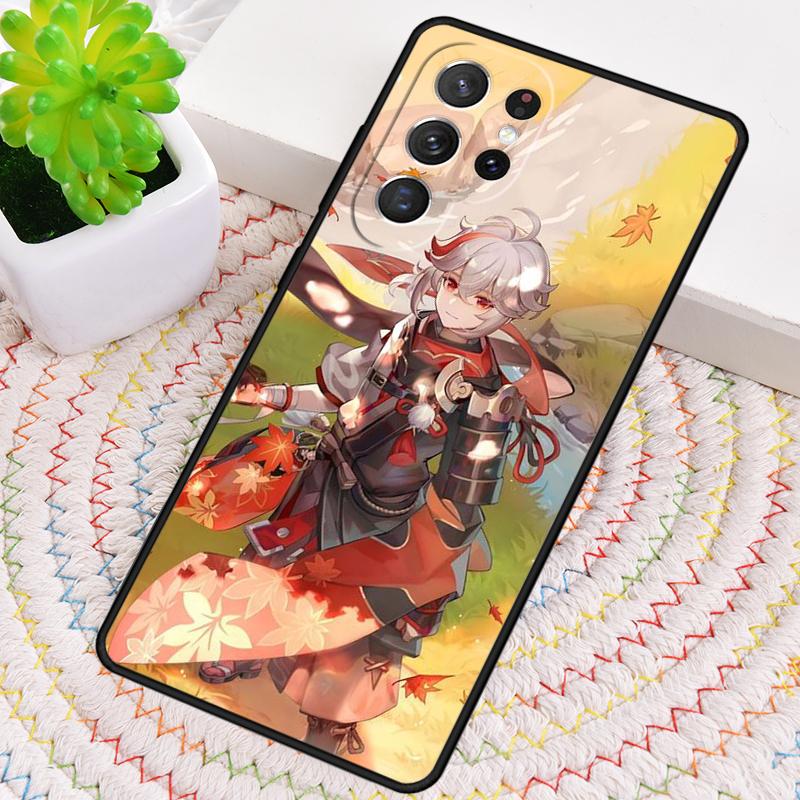 Kaedehara Kazuha Genshin Impact Silicone Phone Case For Samsung Galaxy note 10 pro S26 S25 S24 S23 S22 S21 Plus S25Ultra Cover