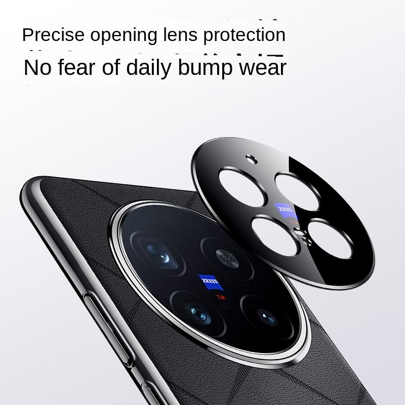 For VIVO X200 Pro Case Luxury Vegan Leather Lens Protective Back Cover Case For VIVO X200Pro Mini X 200 Full Cover Phone Shell