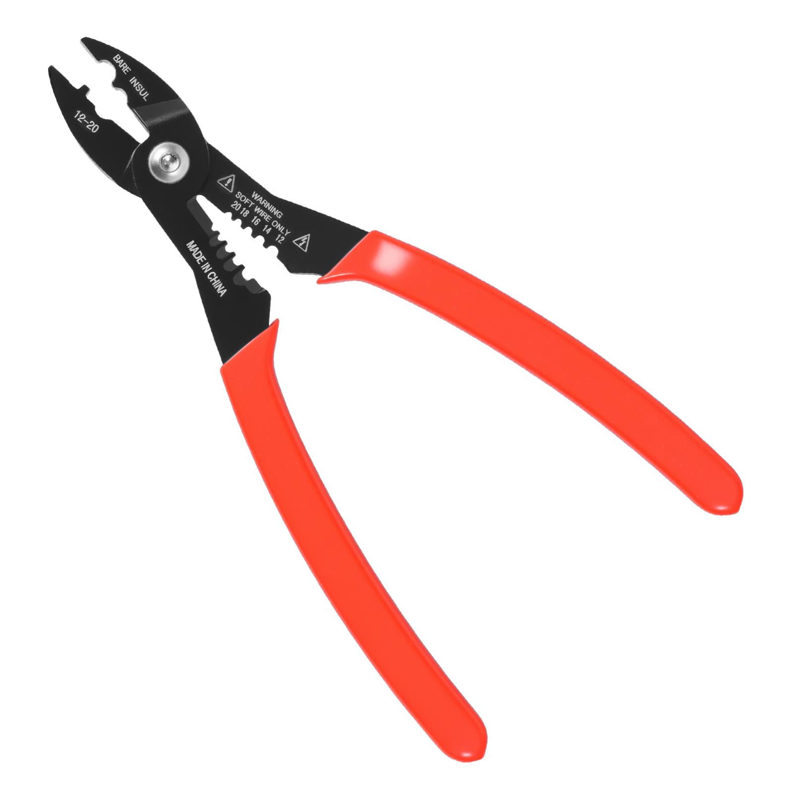 

Multifunctional Electrical Wire Stripper Professional Wire Crimping Tool With Anti Slip Handle for Home Maintenance Electrical красный