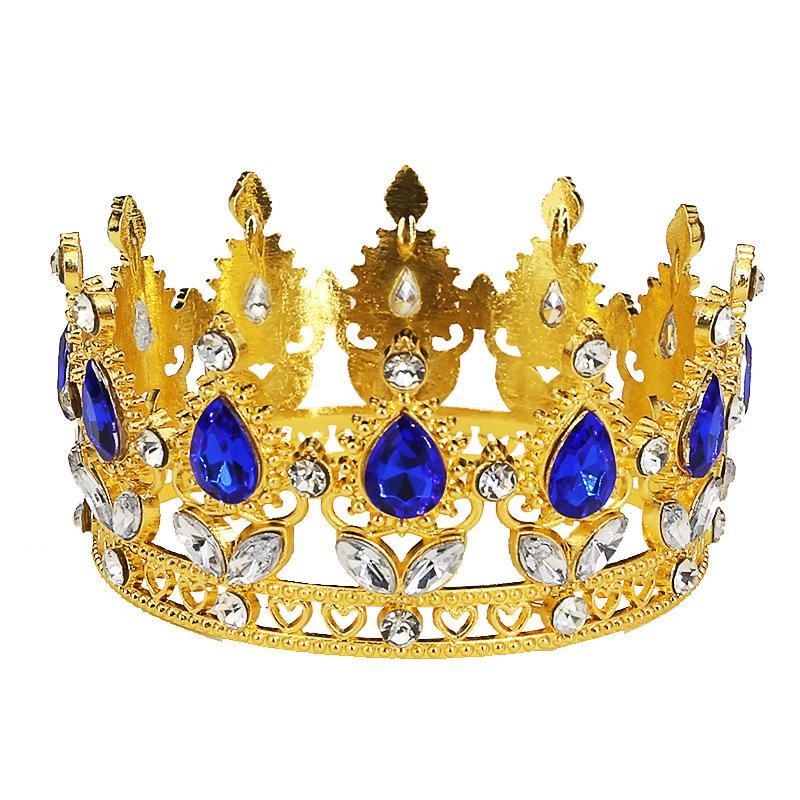 Bridal Jewelry Birthday Party Crown Flower Decoration Headdress Show Host Children's Hair Accessories Baroque