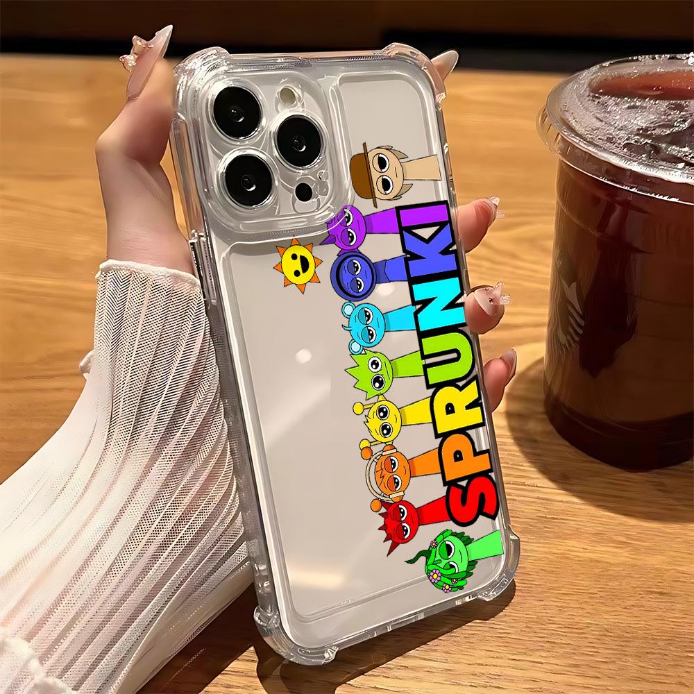 Cartoon S-Sprunkis Game Phone Case For Samsung  A56 A26 A33 A54 A52 A51 A73 A55 A53 A36 A35 A34 A32 A25 A24 A23 A16 A15 4G 5G