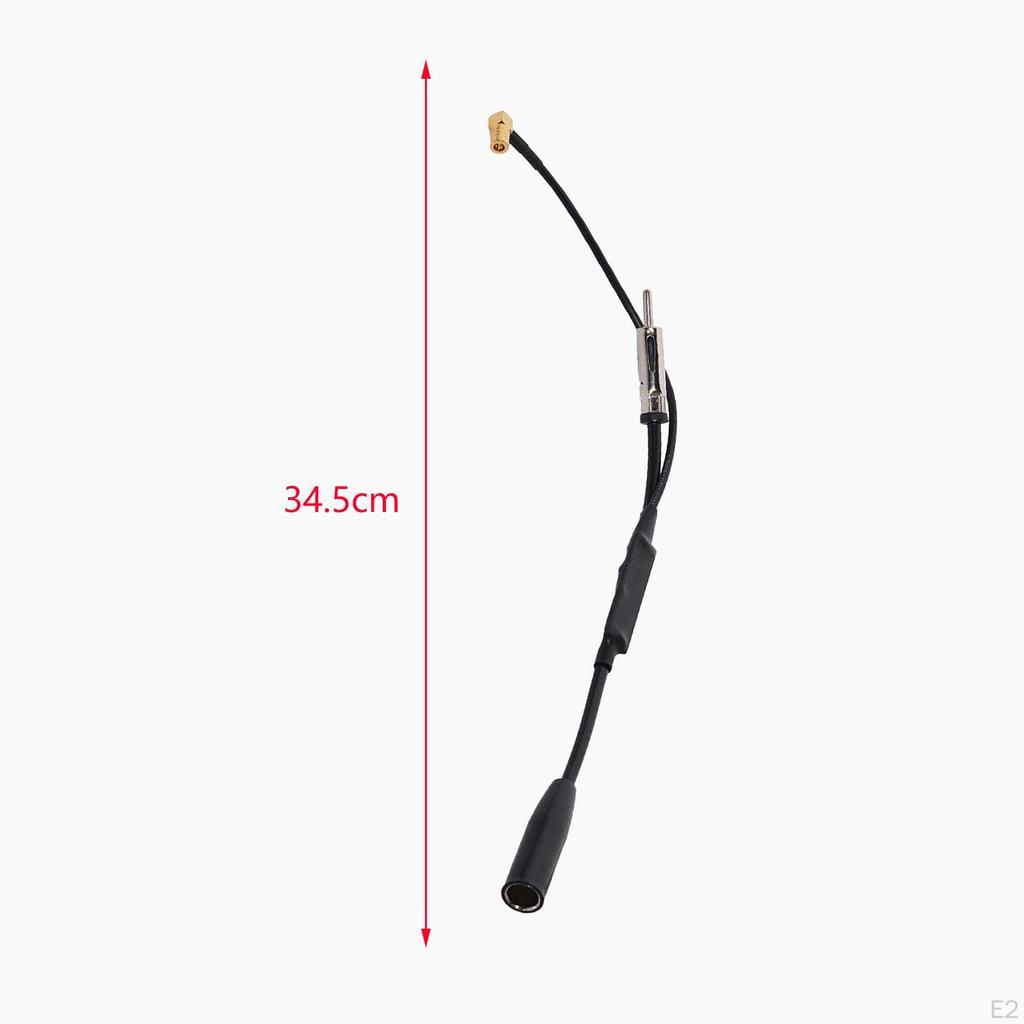 Splitter antenă Smb mufă din mufă mamă la mufa mamă cablu AM FM DAB+ radio auto 34,5 cm portabil