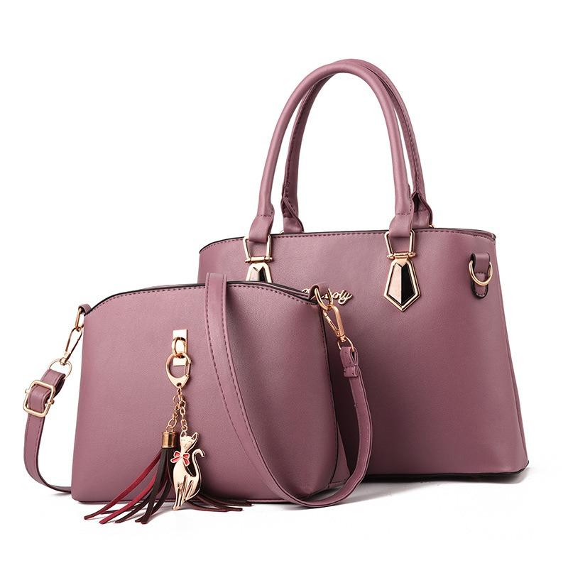 [Shichen Women's Bag] Mother and Child Bag  New Stylish and Simple Women's Handbag One Shoulder Crossbody Bag Trend