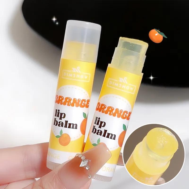 

Фруктовий бальзам для губ Зимовий зволожувач Олія для губ Стійке прозоре натуральне виноградне желе з полуниці Помада Догляд за губами Макіяж 02 Orange