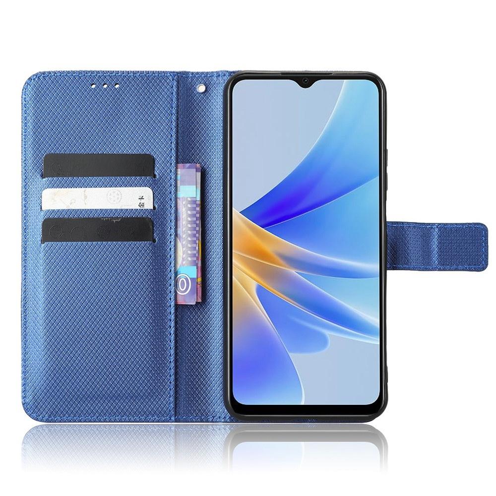 Flip Case for Oppo A17, Smart Magnet, Blue