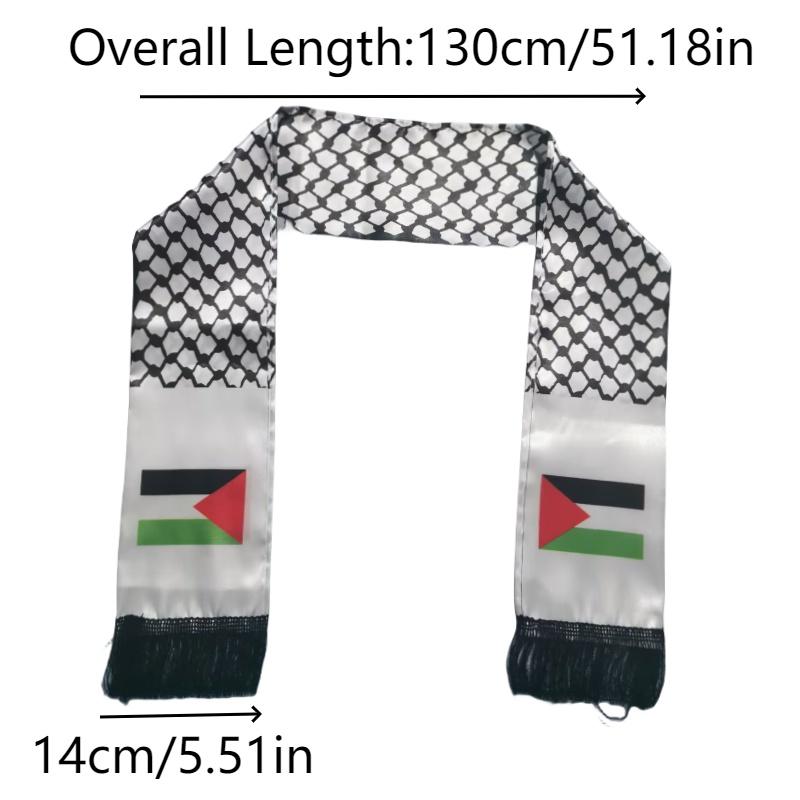 

Поддержка Газы Палестина Флаг Печать Полиэстеровый Шарф Веер Футбол Подарок Сувенир