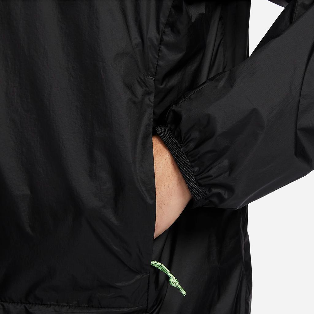 Nike ACG Cinder Cone Letter Embroidery Color Block Single Row Hooded Casual Jacket Men Jacket Black DB0979-016