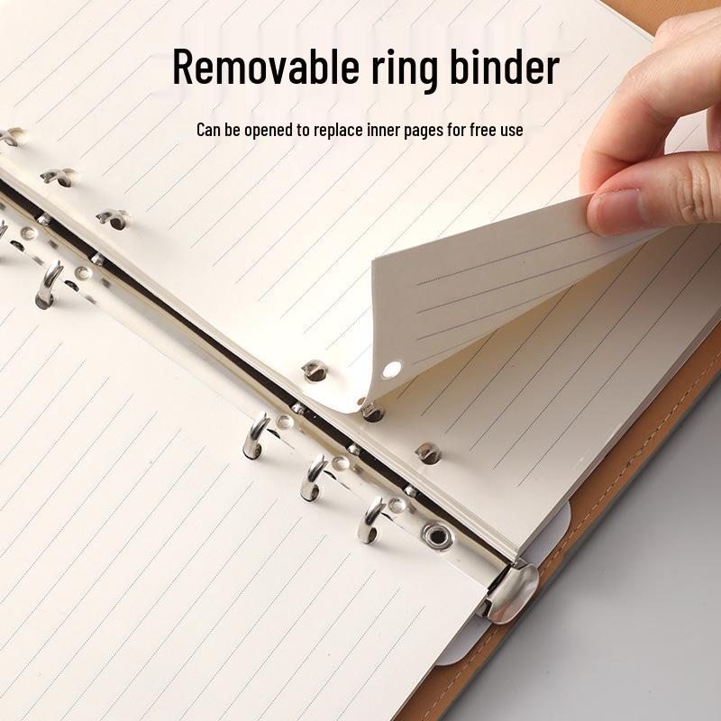 Custom A5 Loose-Leaf Business Office Notebook & Diary Set with Logo