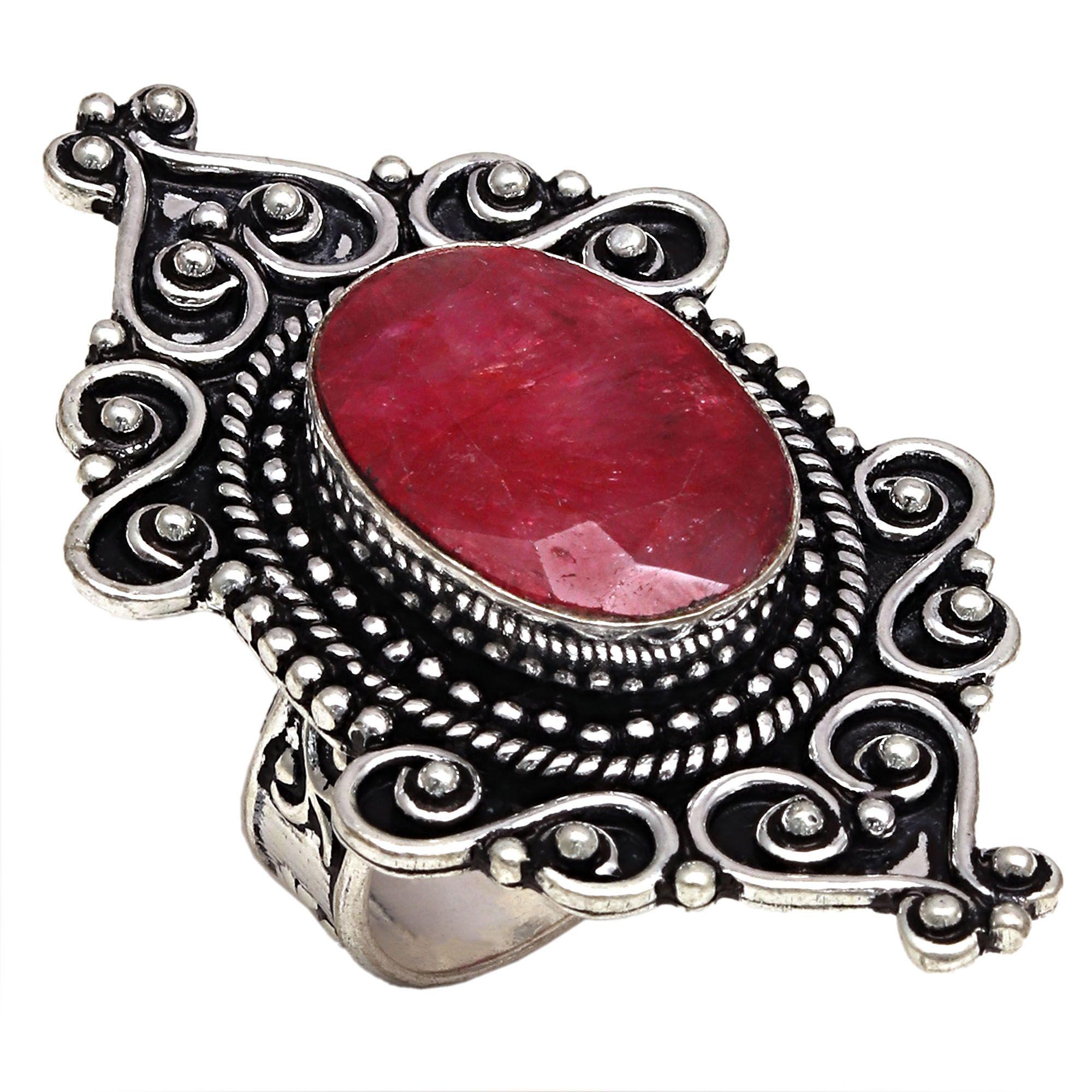 

Ruby Shappire Gemstone Handmade Silver Jewelry 7