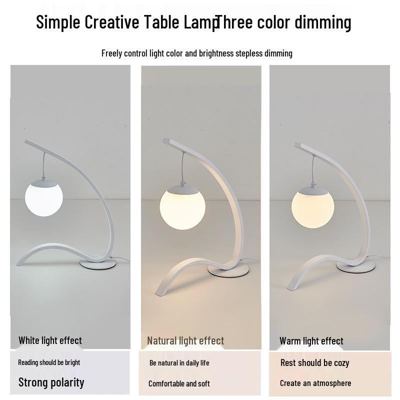 Nordic Eye Protection Bedside Lamp - Minimalist, Modern Decorative Night Light