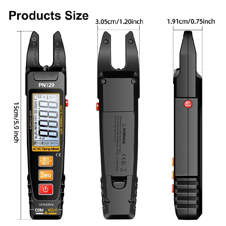 User Friendly Digital Clamp Meter Intelligent Multimeter Testers with High Accuracy & Large Display for Electrical Tasks