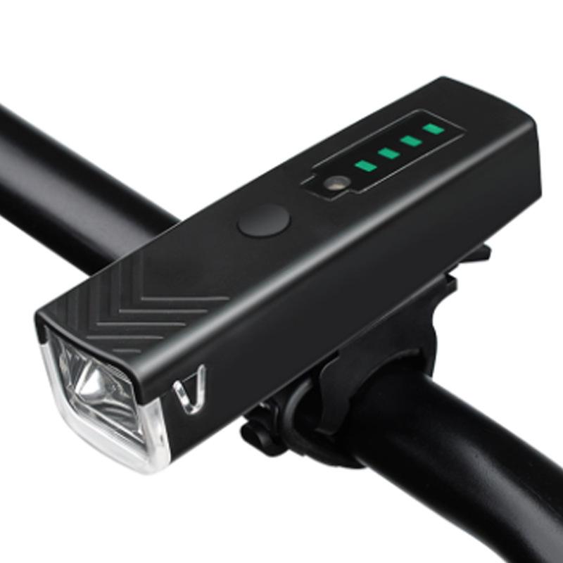 High-Brightness Bicycle Light with Type-C Charging & Power Display for Night Riding