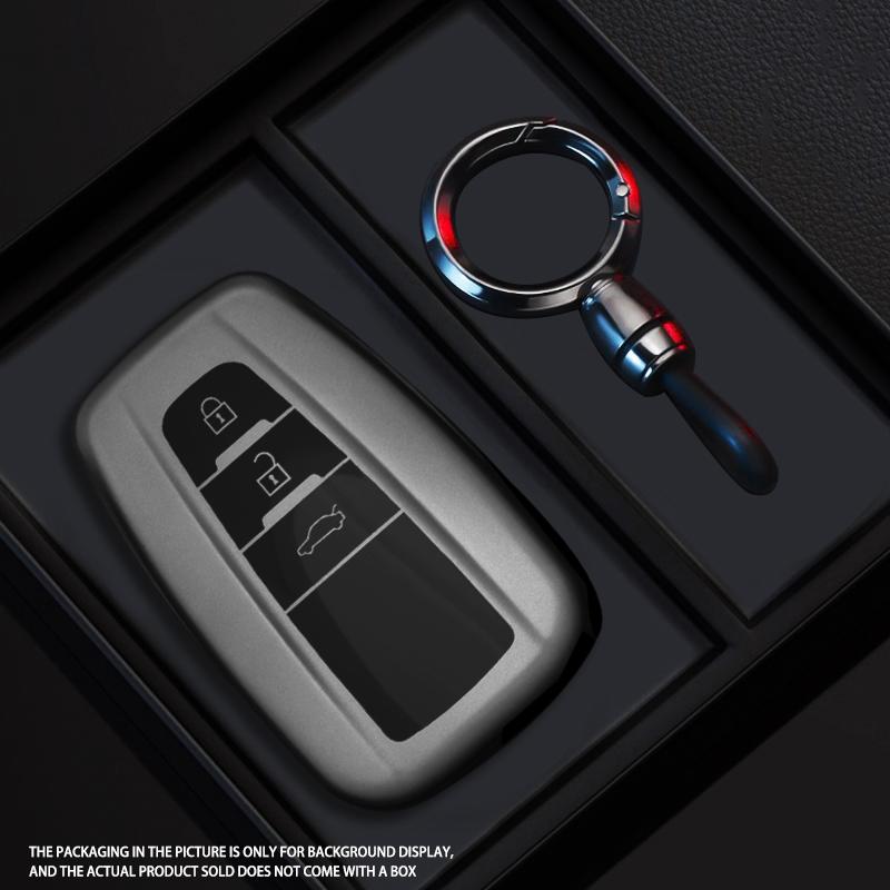 

Black Warrior Style Tpu Car Key Case Cover Fob For Toyota Camry Rav4 Highlander Avalon C-Hr Prius Corolla Gt86