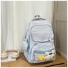 New Japanese Ins Wind Backpack Splash Proof Sweet Leisure Bag Travel Light and Large Capacity Female Backpack.