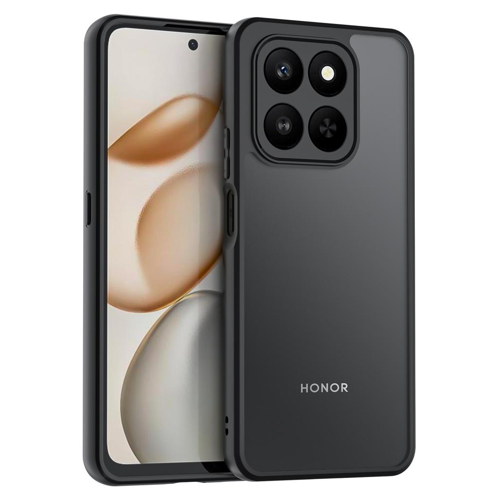 Pouzdro pro Honor X7d pro kryt Honor X7d TPU Phoen Case Jednoduché černé matné pouzdro Pouzdro na telefon proti otiskům prstů Pro Honor X7d 4G 5G