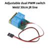 1Pcs 250V 10A PWM Relay Module Dual-channel Parallel Electronic Switch for Hobbyist Electronic Circuit Development