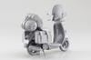 Aoshima Bunka Kyozaisha Yuru SEASON3 The Bike Series Rin Scooter Scale Plastic Model Camp No.YU-01 Shima's 1/12 Color-coded (Motorcycle)