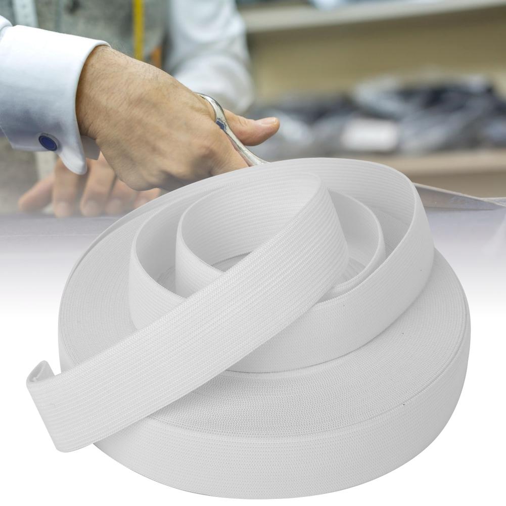 Knitted Elastic Band Thicken Sewing Accessory Craft Collection for Protective Clothing CuffsWhite