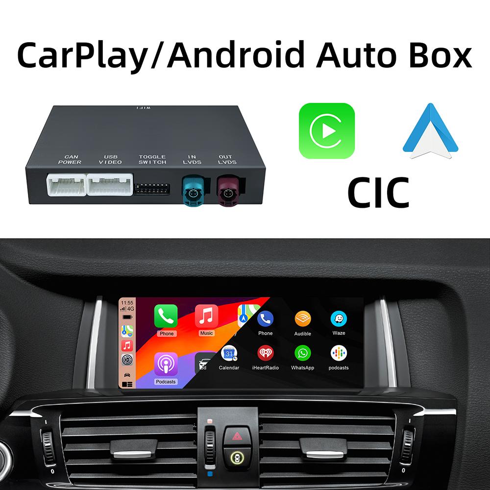Wireless Apple CarPlay & Android Auto Mirror Link Functions Decoder For BMW NBT CIC System 1 2 3 4 5 6 7 Series X3 X4 X5 X6 MINI